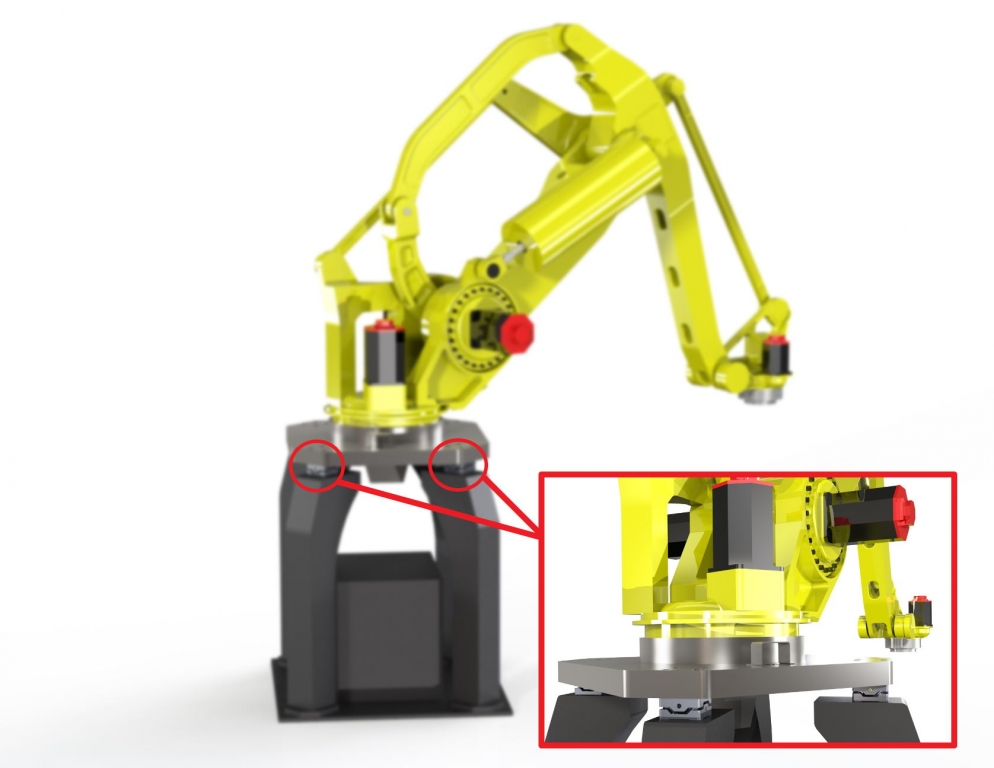 Robotic Arm TR3D-C White BG