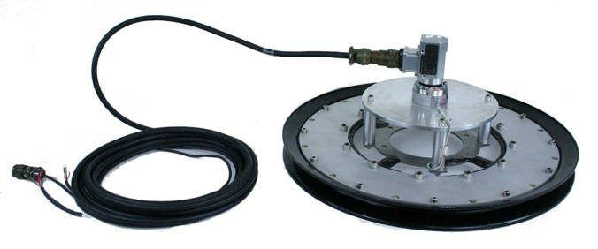 Pulley/Gear Transducers with Slip Ring Assembly