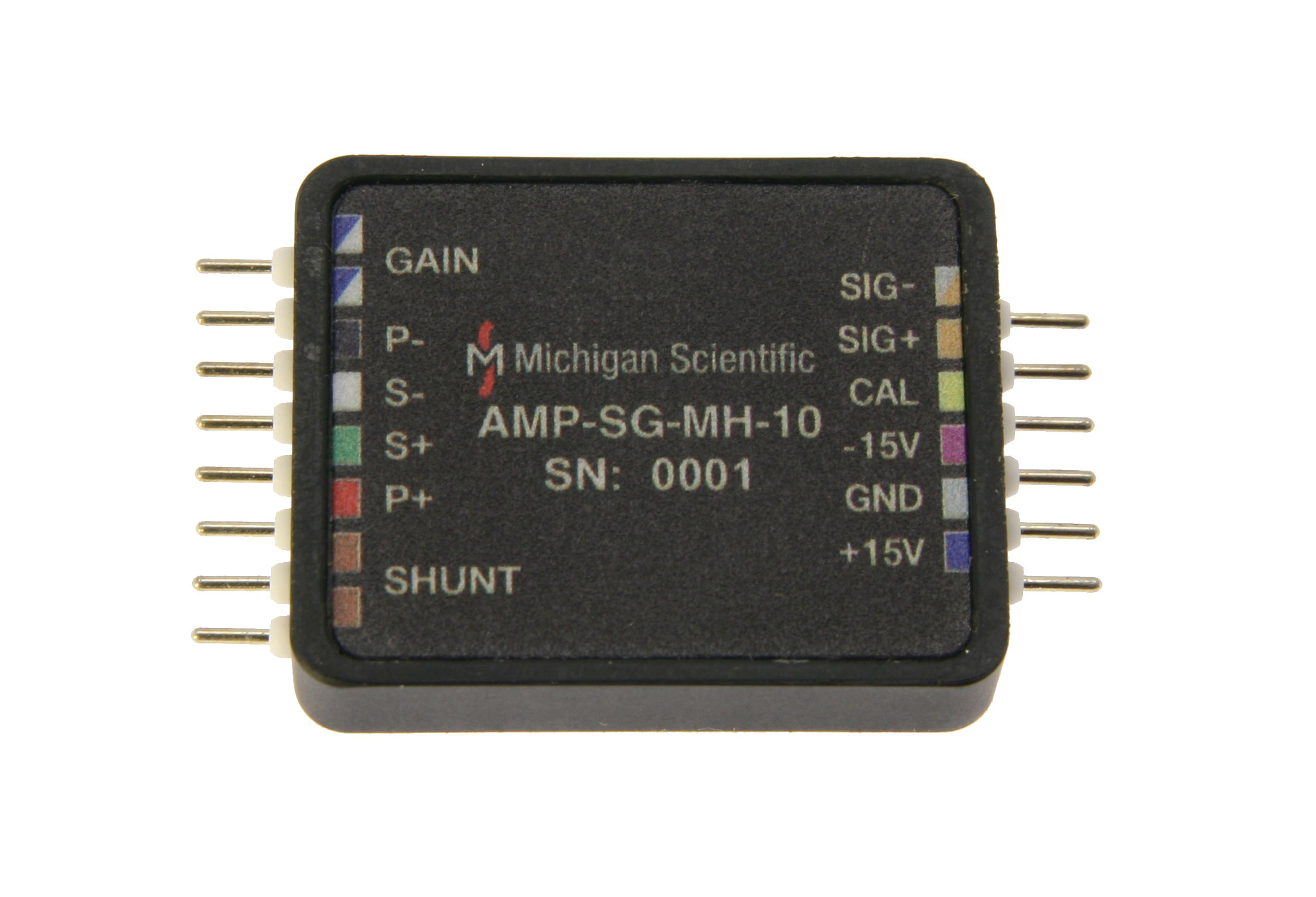 AMPSGMH Series Strain Gage Amplifier Michigan Scientific Corp.