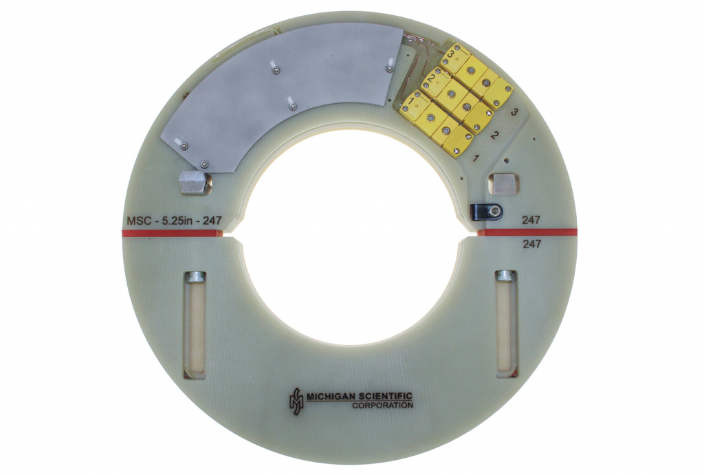 Split Collar Telemetry with Thermocouples